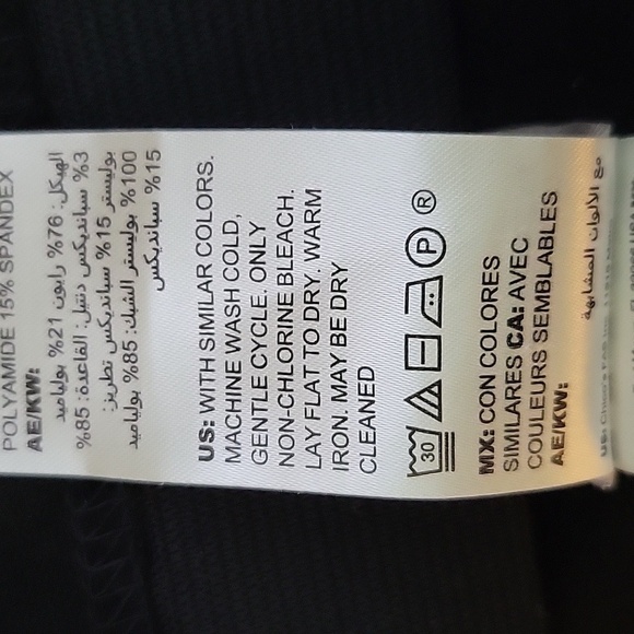 Chico's Black Ponte So Slimming Juliet Lace Hem Ankle Pants Size 18 - Picture 7 of 7